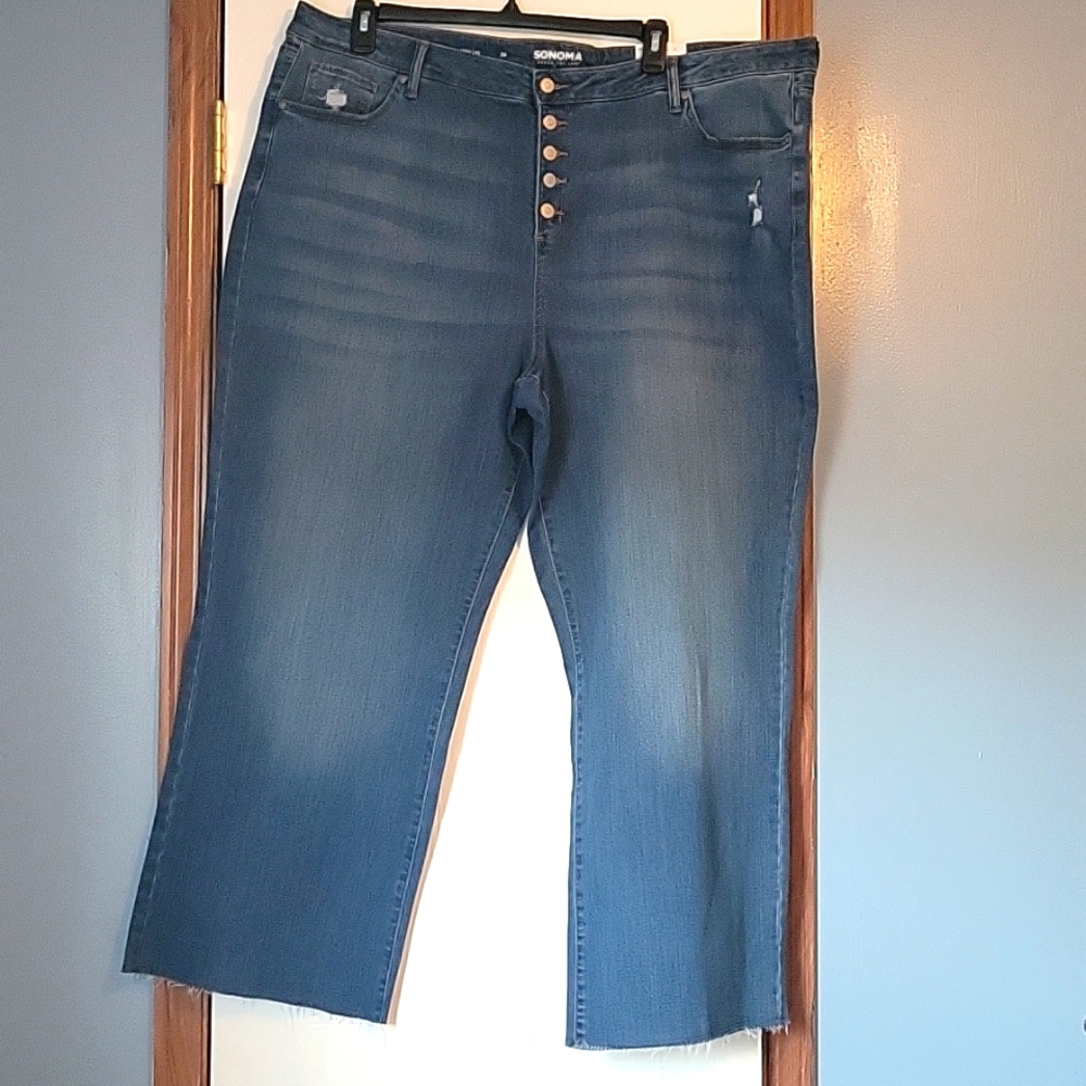 🆕️ Sonoma Women's High-rise Distressed Jeans Size 24